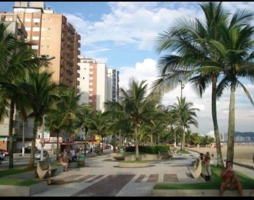 Apartamento 2 Dormitorios E Sacada Gourmet Frente Ao Mar Praia Grande  Exterior foto